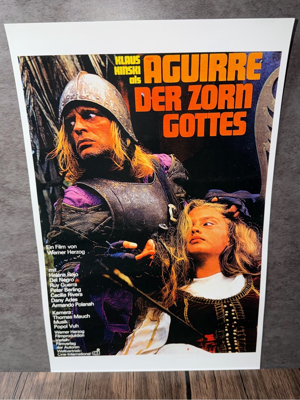 Aguirre The Wrath Of God Movie Poster Print 11x17 Klaus Kinski Werner Herzog
